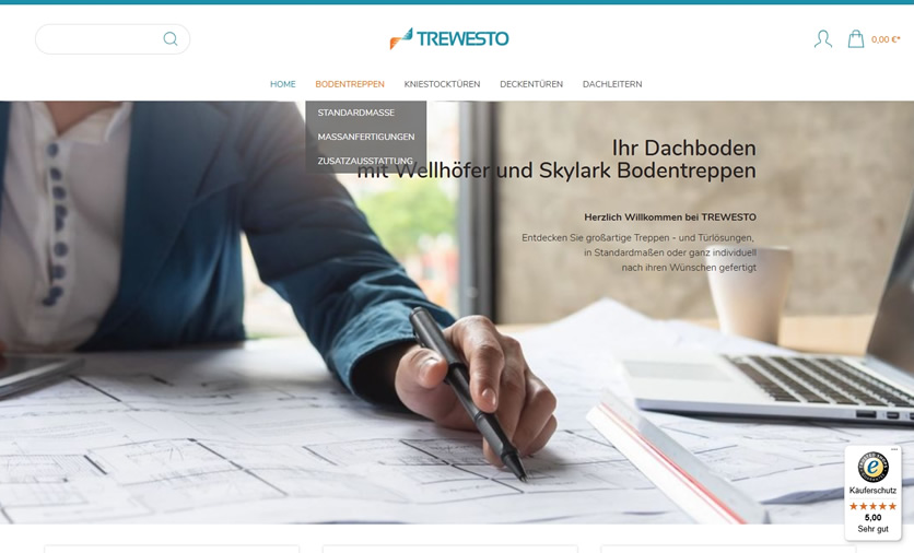 webfellows Referenz trewesto